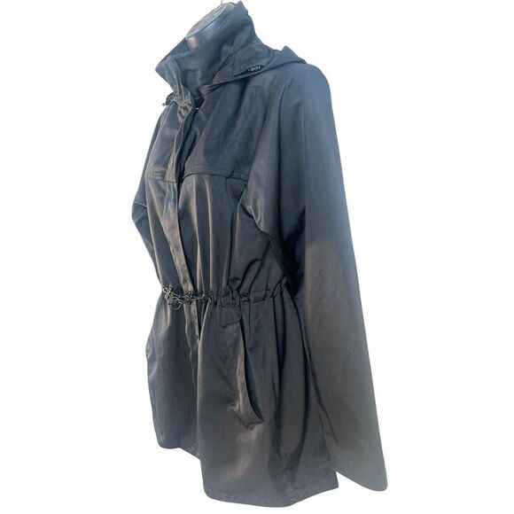 Theory hidden hood drawstring waist parka jacket sz‎ small/medium - Picture 4 of 7
